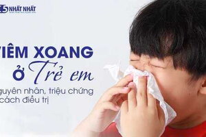 Viêm xoang ở trẻ em: Nguyên nhân, triệu chứng & cách điều trị