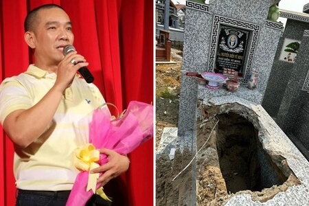 Gia đình lên tiếng trước hình ảnh phần mộ của cố đạo diễn Vũ Minh bị phá hoại nghiêm trọng
