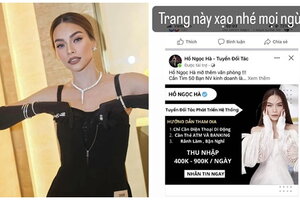Hồ Ngọc Hà lên tiếng cảnh báo khi bị mạo danh đăng tin tuyển dụng nhân viên 