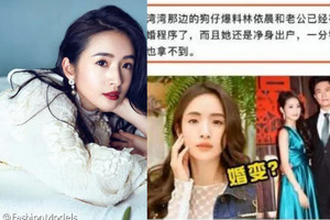 Thực hư chuyện 'Nữ hoàng phim thần tượng xứ Đài' Lâm Y Thần ly hôn vì chồng ngoại tình?