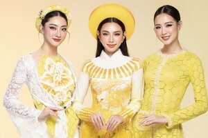 Màn đọ sắc trang phục 3 miền đẹp mê mẩn của 3 nàng hậu