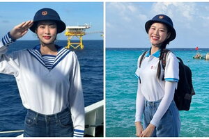 Đoàn Thiên Ân viết nhật ký, Đỗ Thị Hà chia sẻ xúc động về 7 ngày đáng nhớ ở Trường Sa