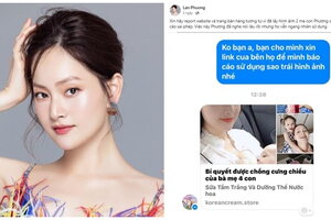Diễn viên Lan Phương 'nổi đóa' khi bị sử dụng hình ảnh để quảng cáo trục lợi