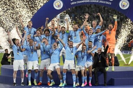 Man City nhận thưởng cực khủng sau chức vô địch Champions League