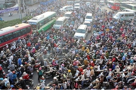 Hà Nội lên phương án cấm xe máy trên địa bàn các quận vào năm 2030