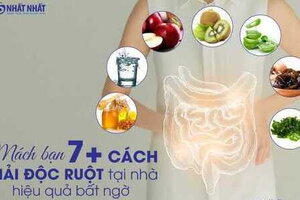 Mách bạn 7+ cách thải độc ruột tại nhà hiệu quả bất ngờ