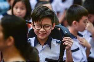 Một trường Tiểu học ở TP.HCM cho học sinh vào học lúc 8 giờ
