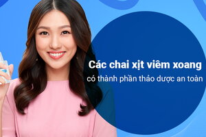 Các chai xịt viêm xoang có thành phần thảo dược an toàn