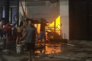 Thanh Hóa: Xe điện bốc cháy khi đang sạc, 2 bà cháu tử vong