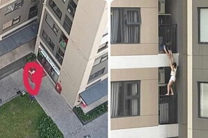 Hà Nội: Rơi từ tầng 6 chung cư xuống đất, cô gái may mắn thoát chết kỳ diệu