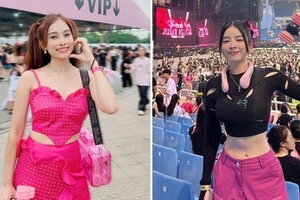 Dàn sao Việt 'cháy' cùng Blackpink ngày cuối, một Á hậu và Hoa hậu gây bất ngờ khi 'cháy' đến hai đêm