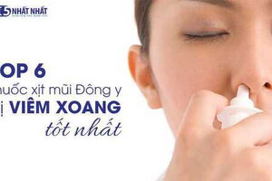 TOP 6 thuốc xịt mũi Đông y trị viêm xoang phổ biến hiện nay