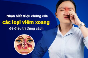 Nhận biết triệu chứng của các loại viêm xoang để điều trị đúng cách