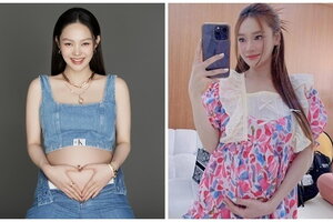 Ngắm nhan sắc của 2 mẹ bầu hot nhất showbiz Việt hiện nay