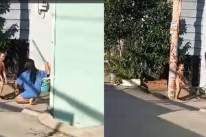 Bắt khẩn cấp người phụ nữ dùng chổi đánh dã man bé trai 8 tuổi không mặc quần áo ở TP.HCM