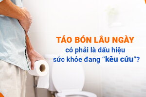 Táo bón lâu ngày có phải là dấu hiệu sức khỏe đang “kêu cứu”? 