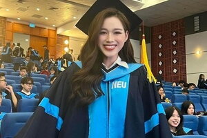 Hoa hậu Đỗ Thị Hà chính thức tốt nghiệp Đại học Kinh tế Quốc Dân