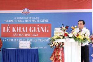 Dự lễ khai giảng, Bí thư Hải Dương cam kết tạo mọi điều kiện cho giáo dục