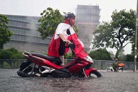 10 ngày tới Hà Nội mưa liên tiếp, có đợt mưa to đến rất to kèm giông