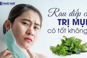 Rau diếp cá trị mụn có tốt không?