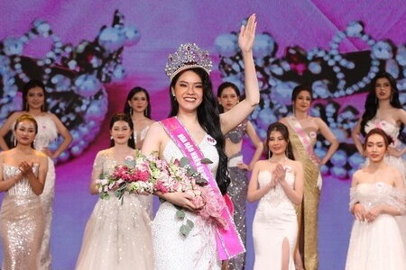 Người đẹp cao 1,62m đăng quang Hoa hậu Nhân ái Việt Nam 2023