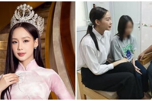 Hoa hậu Bảo Ngọc nhận nuôi bé gái mất cả gia đình trong vụ cháy chung cư mini ở Hà Nội