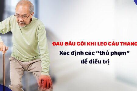 Đau đầu gối khi leo cầu thang: xác định các “thủ phạm” để điều trị