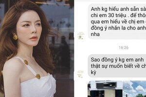 Lý Nhã Kỳ công khai tin nhắn của người lạ sẵn sàng chi 30 triệu để tìm hiểu về cô