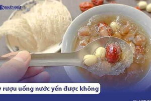 Say rượu có nên uống nước yến hay ăn yến sào không?