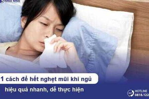 11 cách để hết nghẹt mũi khi ngủ hiệu quả nhanh