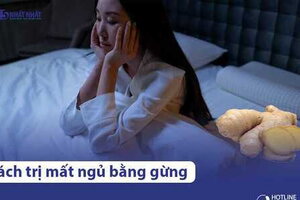 5 cách chữa mất ngủ bằng gừng tại nhà đơn giản, hiệu quả