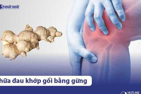 7 cách chữa đau khớp gối bằng gừng tại nhà đơn giản, hiệu quả