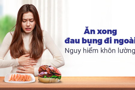 Ăn xong đau bụng đi ngoài - Nguy hiểm khôn lường!