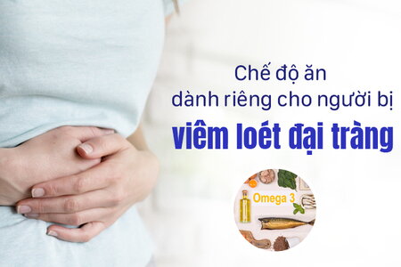 Chế độ ăn dành riêng cho người bị viêm loét đại tràng