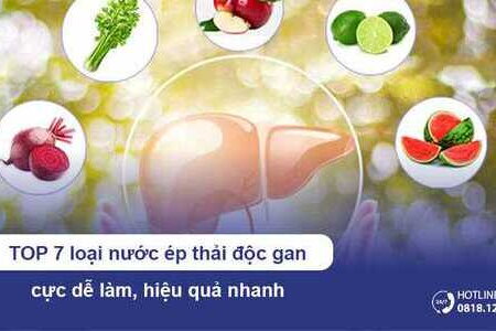 TOP 7 loại nước ép thải độc gan cực dễ làm, hiệu quả nhanh