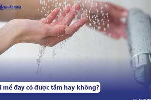 Nổi mề đay, dị ứng có được tắm không? Có phải kiêng nước không?