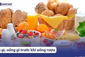 Nên uống gì, ăn gì trước khi uống rượu bia để không say