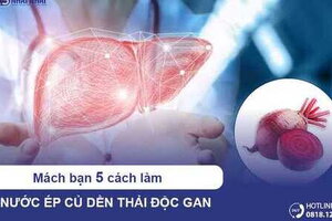 [Mách bạn] 5 cách làm nước ép củ dền thải độc gan
