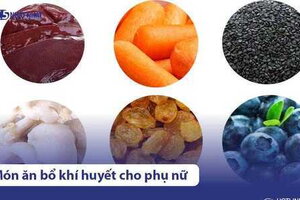 10 Thực phẩm tạo ra món ăn bổ khí huyết, trẻ lâu cho phụ nữ không nên bỏ lỡ