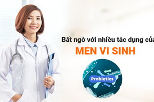 Bất ngờ với nhiều tác dụng của men vi sinh