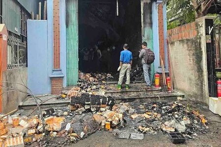 Cháy nhà lúc rạng sáng ở Vĩnh Phúc, 3 mẹ con thiệt mạng