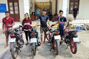 Bắt nhóm giả cảnh sát hình sự cướp tài sản trong đêm khuya ở Long An