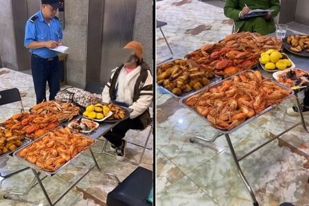 Bắt quả tang nhóm khách đi ăn buffet 'đút túi' 10kg hải sản mang về 