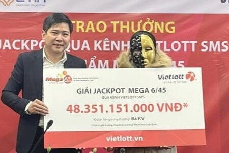 Cô gái ở Hà Nam trúng Vietlott hơn 48 tỉ đồng