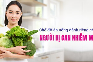 Chế độ ăn uống dành riêng cho người bị gan nhiễm mỡ