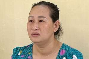 Người phụ nữ giật sợi dây chuyền gần 200 triệu đồng giữa chợ
