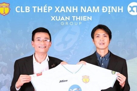 Tuấn Anh chính thức ký hợp đồng với Thép Xanh Nam Định