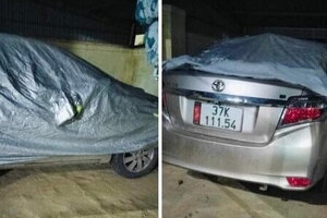 Ô tô bị mất trộm tại Vinh được tìm thấy ở trạm y tế xã cách nhà 50km