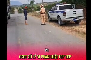 Làm rõ clip 'CSGT xử lý vi phạm luật Top Top và cái kết' gây xôn xao mạng xã hội
