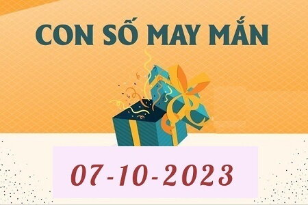 Con số may mắn hôm nay 7/10/2023: Gợi ý con số hút tài lộc vào nhà